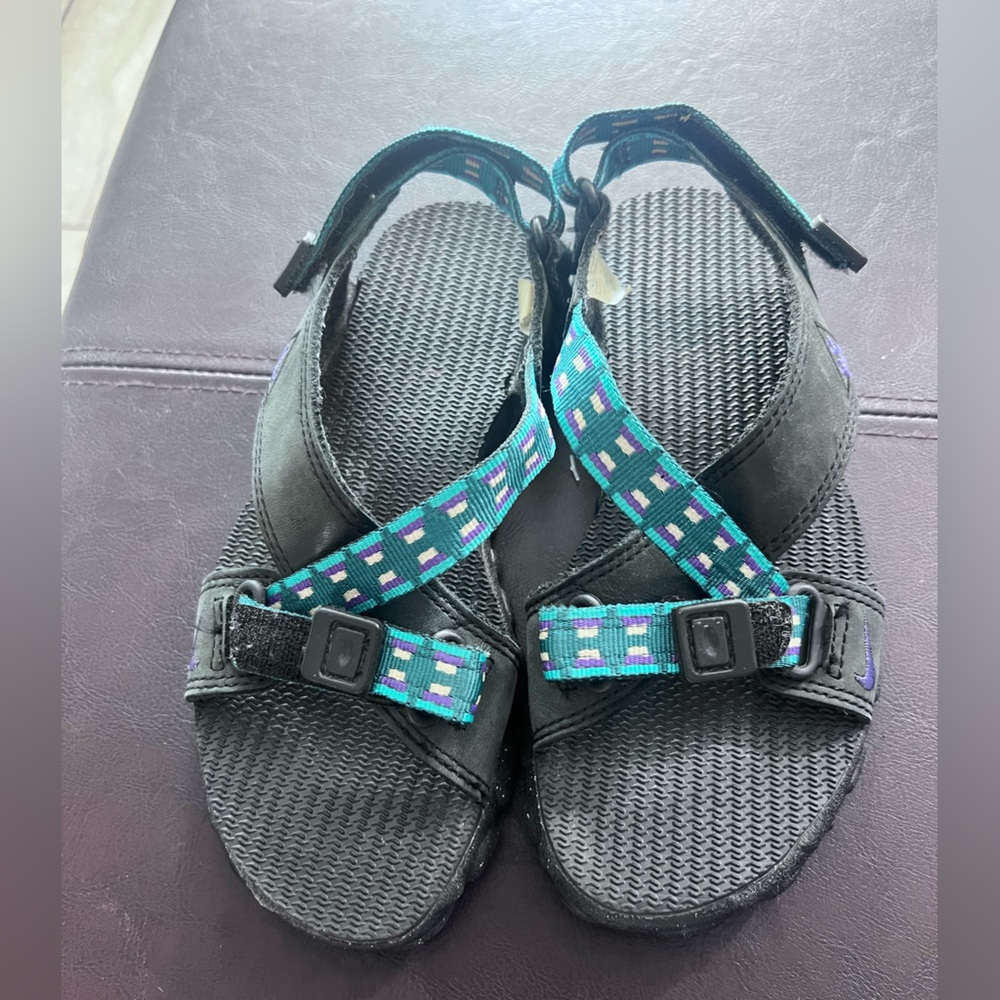 NIKE ACG Women Teal Hiking Sandals - Size 6 - Picture 3 of 8